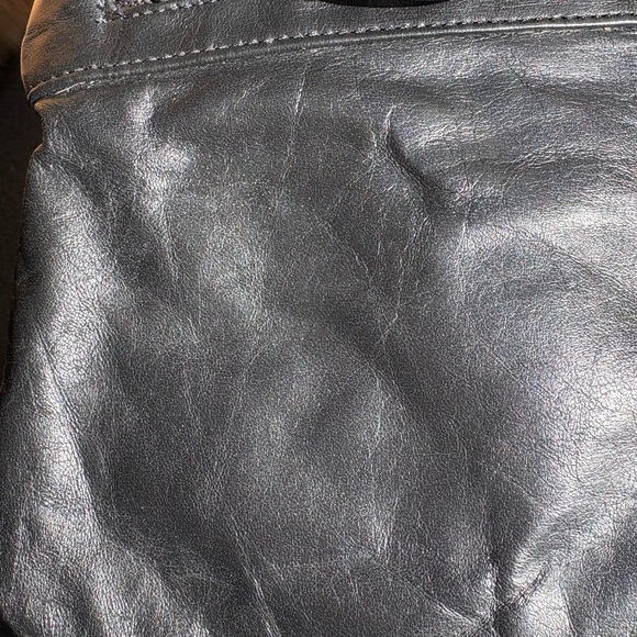 Chic Black Leather Clutch - Picture 9 of 10
